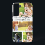 Make your own photo collage and text  samsung galaxy case<br><div class="desc">Make your own photo collage and text</div>