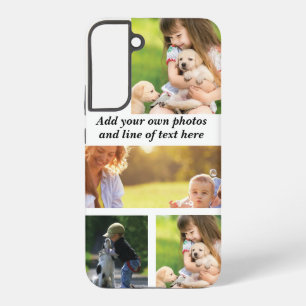 Make your own photo collage and text  samsung galaxy case