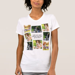 Make your own photo collage and text T-Shirt