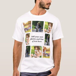 Make your own photo collage and text  T-Shirt