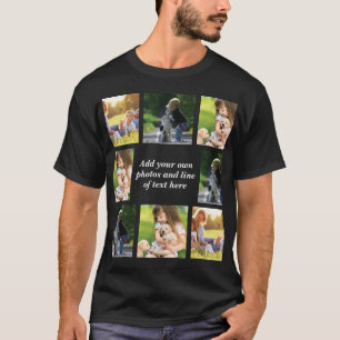 Make your own photo collage and text  T-Shirt