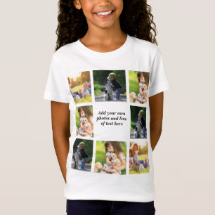 Make your own photo collage and text T-Shirt