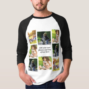 Make your own photo collage and text T-Shirt