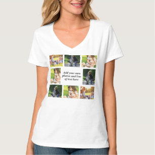 Make your own photo collage and text T-Shirt