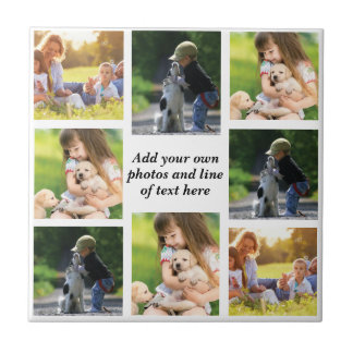 Make your own photo collage and text tile