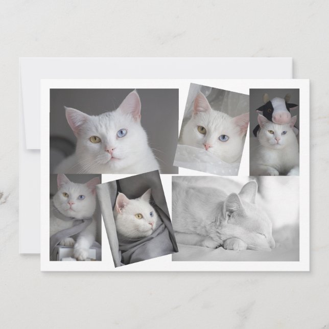 Make Your Own Photo Collage Personalised Card (Front)