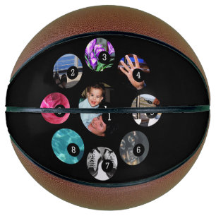 Make your own photo decor easily with 9 images basketball