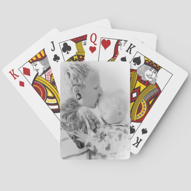 Make Your Own Photo Playing Cards Family Memories (Back)