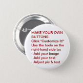 Make Your Own Pin-Back Buttons (Front & Back)