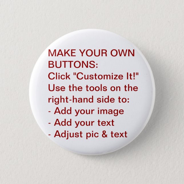 Make Your Own Pin-Back Buttons (Front)