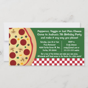 Make Your Own Pizza Birthday Party