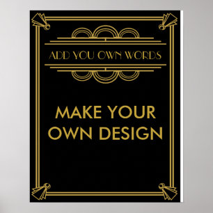 Make your own poster for your party