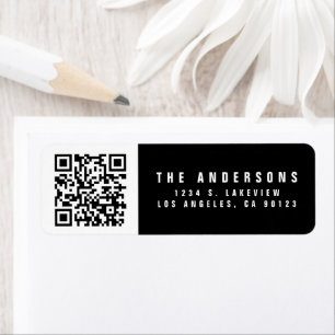 Make your own QR Code Modern Return Address