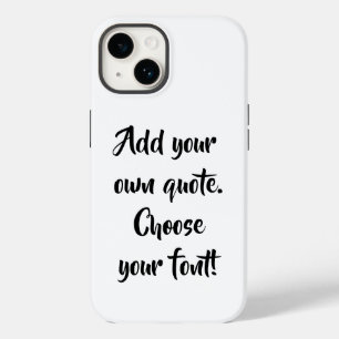 Make your own quote personalised Case-Mate iPhone 14 case