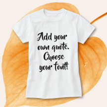 Make your own quote personalised 