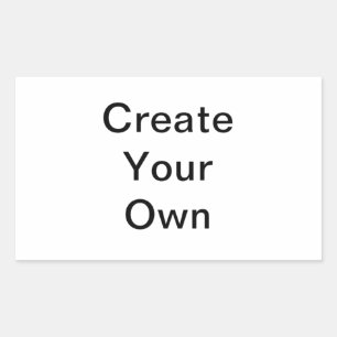 MAKE YOUR OWN RECTANGULAR STICKER