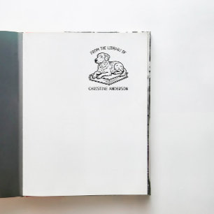 Make Your Own   Retriever   From The Library Of Self-inking Stamp