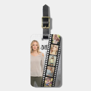Make Your Own Senior Portrait Retro Film Negative Luggage Tag