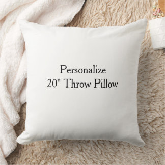 Make Your Own Simple 20" Throw Pillow