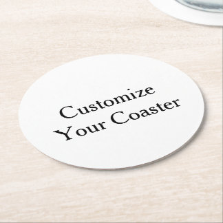 Make Your Own Simple Round Paper Coaster
