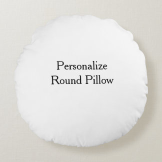Make Your Own Simple Round Pillow