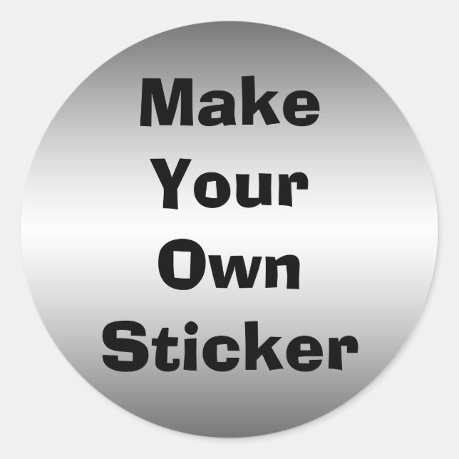 Make Your Own Sticker (Front)