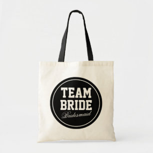 Make your own Team Bride tote bags   wedding party
