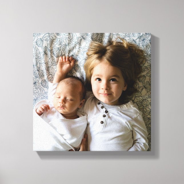 Make Your Own Unique Made For You Photo Canvas Print (Front)