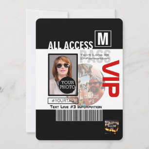 Make Your Own VIP Pass 8 ways to Personalise