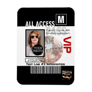 Make Your Own VIP Pass 8 ways to Personalise Magnet