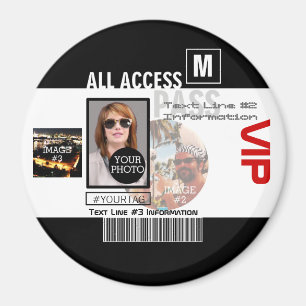 Make Your Own VIP Pass 8 ways to Personalise Magnet