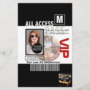 Make Your Own VIP Pass 8 ways to Personalise Stationery