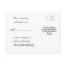 Make Your Own Wedding RSVP Postcard
