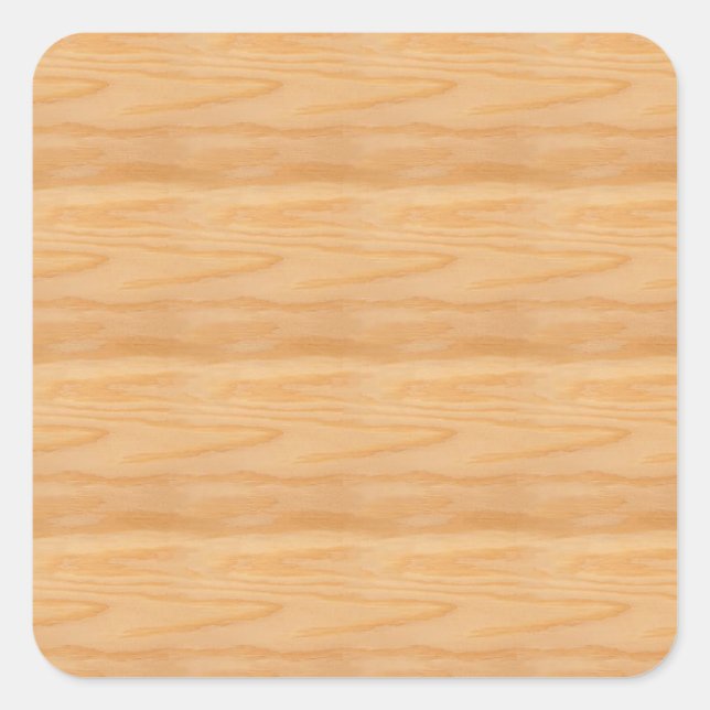 Make Your Own Wood Blank Template Classic Elegant Square Sticker (Front)