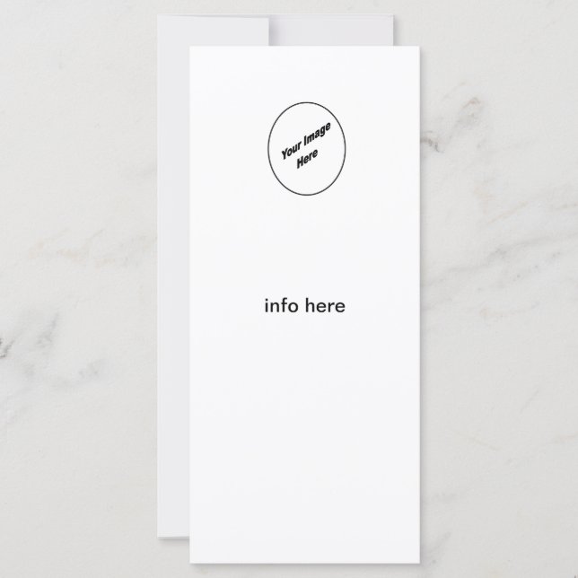 Make Your Personalised Rack Card (Front)