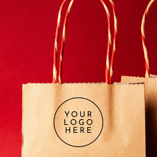 Make Your Professional Round Business Logo Large Rubber Stamp