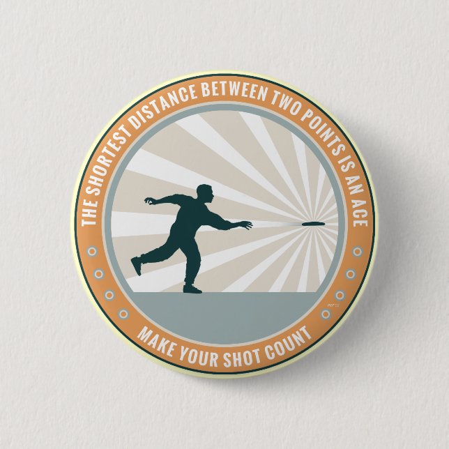 Make Your Shot Count 6 Cm Round Badge (Front)