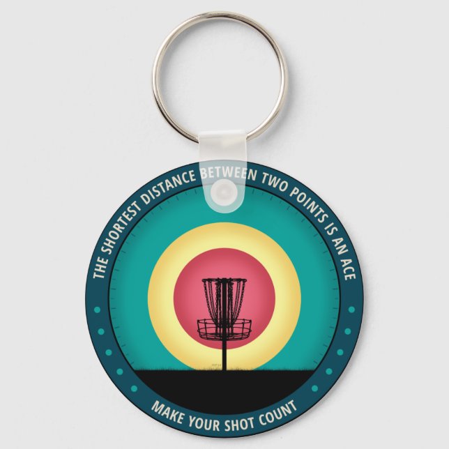 Make Your Shot Count Key Ring (Front)