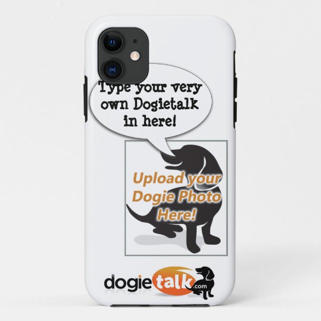 Make your very own Dogietalk iPhone4 Cover! Case-Mate iPhone Case (Back)