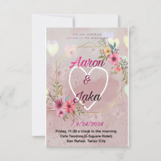 make your wedding day a memorable one invitation