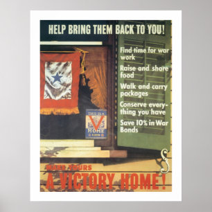 Make Yours a Victory Home! Poster