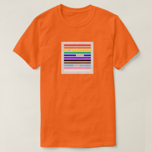 Make Yourself Proud Rainbow Redaction Pride 2026 T-Shirt