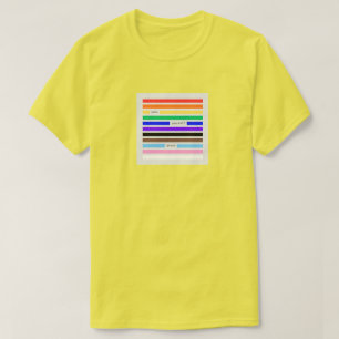 Make Yourself Proud Rainbow Redaction Pride 2026 T-Shirt