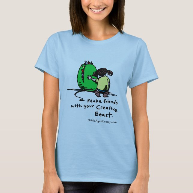 makefriends Ladies Tee (Front)