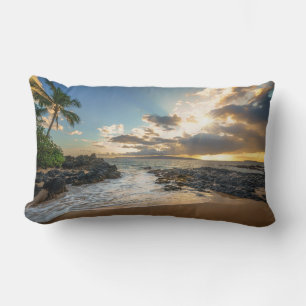 Makena Beach Cove Sunset Lumbar Cushion