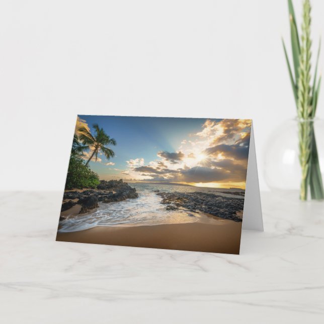 Makena Beach | Makena Cove Card (Front)
