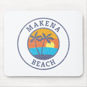 Makena Beach, Maui Faded Classic Style Mouse Mat