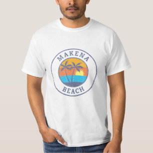 Makena Beach, Maui Faded Classic Style T-Shirt