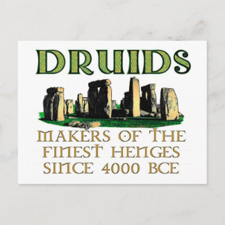 Makers of the Finest Henges Postcard