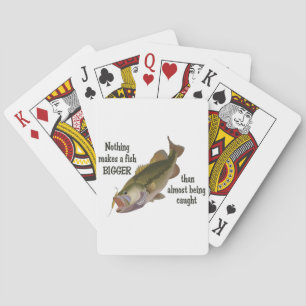 Makes a fish Bigger Playing Cards